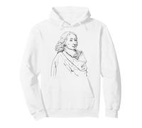 Blaise Pascal Portrait Math Physics Teacher Pullover Hoodie