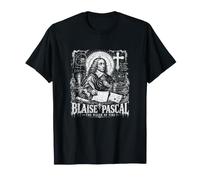 Blaise Pascal The Wager of Fire Philosophy T-Shirt