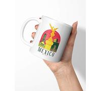 BLAK TEE Mexico City View Porcelain Coffee and Tea Mug 330 ml