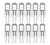 Blakapoo 12 Pack G4 Halogen Bulbs 10W 12V, G4 Clear Capsule Bi Pin Light Bulbs, Dimmable G4 Halogen Bulbs Warm White 2700K, for Chandeliers, Interior Lighting, Kitchen Lighting, Track Lighting