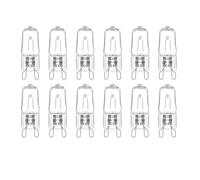Blakapoo 12 Pack G9 Halogen Bulbs 33W 230V Dimmable, Clear G9 Capsule Bulbs Warm White 2700K 420LM, G9 Halogen Light Blubs for Cooking Lighting, Chandeliers, Ceiling Lights