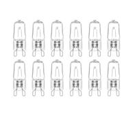 Blakapoo 12 Pack G9 Halogen Light Bulbs 25w, G9 Oven Bulbs 230V Warm White 2700k, G9 Dimmable Capsule Bulbs for Cooking Lighting, Chandeliers, Cabinet Lights, Landscape Lights