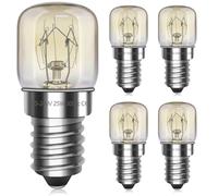 Blakapoo E14 Oven Bulbs Up to 300C, e14 Small Edison Screw Base, Dimmable, 180LM, Warm White 2700K, T22 E14 for Salt Lamp Bulb, Microwave, Wax Melt Burners, Fridge, 5 Pack
