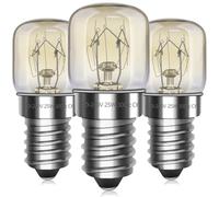 Blakapoo E14 Oven Bulbs, Up to 300C, e14 Small Edison Screw Base, Dimmable, 180LM, Warm White 2700K, T22 E14 for Salt Lamp, Microwave, Wax Melt Burners, Fridge, 3 Pack