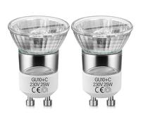 Blakapoo MR11 GU10 230V Bulbs, GU10 45° Beam Angle,Dimmable Spotlight Warm White 2800K, 35mm Diameter, for Ceiling Light, Candle Warmer Light, Decorative Bulbs, Pack of 2
