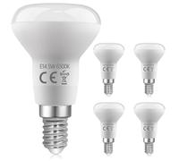 Blakapoo R50 E14 Reflector Bulb, SES Small Edison Screw LED 5W E14 Spotlight Bulb 40W Equivalent, 500LM, Warm White 2700K, 120°Beam Angle, Non-dimmable, Pack of 5