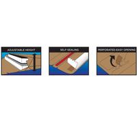 Blake A3+ Corrugated Peel And Seal Board Envelopes (Pack Of