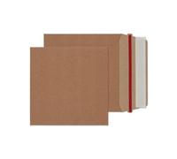 Blake VITA - Kraft Board Envelopes 14 x 14cm - Pack of 200 - Heavy Duty 350GSM - Sustainable 100% Recyclable Packaging - Anti-Bend with Rip Strip - Peel and Seal Hardback Envelope (MA1-RS)