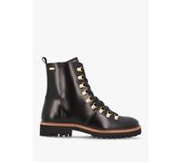 Blake Black Leather Hiker Boots - Black Leather / 36