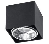 BLAKE Black Square Ceiling Lamp - Modern Loft Design, High Quality GU10