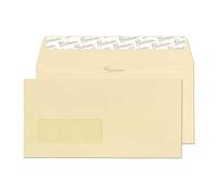 Blake Business DL 110 x 220 mm 120 gsm Peel & Seal Window Wallet Envelopes (51265) Vellum Wove - Pack of 50