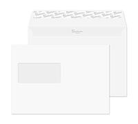 Blake Business - Ice White Wove Window Envelopes C5 (162 x 229mm) - Pack of 500 - Premium 120GSM - FSC Certified - White Envelopes Window - Office Supplies - Laser & Printer Compatible (31708)