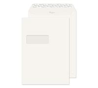 Blake Business - Off-White Envelopes C4 Window (324 x 229 mm) - Pack of 250 - Premium 120GSM - FSC Peel and Seal White Envelopes - Business Office Supplies - Laser & Printer Compatible 71892