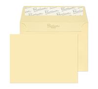 Blake Business - Vellum Cream Envelopes C6 (114 x 162 mm) - Pack of 500 - Premium 120GSM - FSC Certified - Peel and Seal Manilla Envelopes - Business Office Supplies - Laser & Printer Compatible 51880