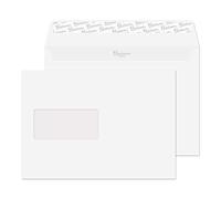 PREMIUM Business C5 Envelopes White 229 (W) x 162 (H) mm Window 120 gsm Pack of 500