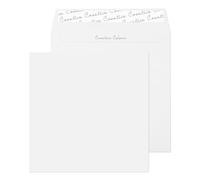 Blake Creative Colour 155 x 155 mm 120 gsm Square Peel & Seal Envelopes (750) Ice White - Pack of 500