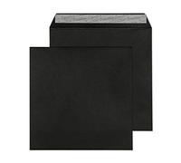 Creative Coloured Envelopes Non standard 220 (W) x 220 (H) mm Adhesive Strip Black 120 gsm Pack of 250