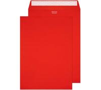 Blake Creative Colour C4 229 x 324 mm 120 gsm Peel & Seal Pocket Envelopes (63406P) Pillar Box Red - Pack of 10