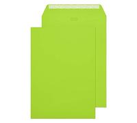 Blake Creative Colour C4 229 x 324 mm 120 gsm Peel & Seal Wallet Envelopes (407) Lime Green - Pack of 250