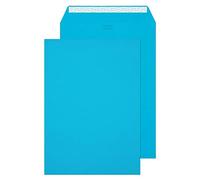 Blake Creative Colour C4 229 x 324 mm 120 gsm Peel & Seal Wallet Envelopes (63410P) Caribbean Blue - Pack of 10 63410