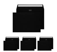 Blake Creative Colour C5 162 x 229 mm 120 GSM Peel & Seal Wallet Envelopes (45314) Jet Black - Pack of 100