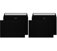 Blake Creative Colour C5 162 x 229 mm 120 GSM Peel & Seal Wallet Envelopes (45314) Jet Black - Pack of 50