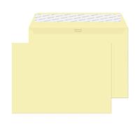 Blake Creative Colour C5 162 x 229 mm 120 gsm Peel & Seal Wallet Envelopes (45353) Clotted Cream - Pack of 25
