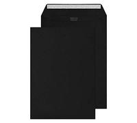 Blake Creative Colour - Coloured Black C4 Envelopes (324 x 229 mm) - Pack of 250 - FSC Certified - 120GSM - Peel and Seal Black Envelope - Invitation Envelopes/Card Making Supplies (414P)