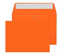 Blake Creative Colour - Coloured Orange C6 Envelopes (114 x 162 mm) - Pack of 500 - FSC Certified - 120GSM - Peel and Seal Orange Envelope - Invitation Envelopes/Card Making Supplies (105)