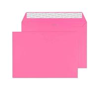 Blake Creative Colour - Coloured Pink C5 Envelopes (162 x 229 mm) - Pack of 500 - FSC Certified - 120GSM - Peel and Seal Pink Envelope - Invitation Envelopes/Card Making Supplies (302)
