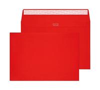 Blake Creative Colour - Coloured Red C5 Envelopes (162 x 229 mm) - Pack of 500 - FSC Certified - 120GSM - Peel and Seal Red Envelope - Invitation Envelopes/Card Making Supplies (306)