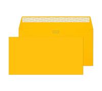 Blake Creative Colour DL+ 114 x 229 mm 120 gsm Peel & Seal Wallet Envelopes (204) Egg Yellow - Pack of 500