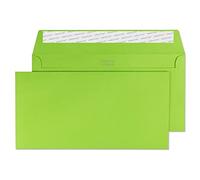 Blake Creative Colour DL+ 114 x 229 mm 120 gsm Peel & Seal Wallet Envelopes (207) Lime Green - Pack of 500