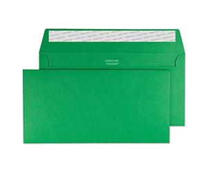 Blake Creative Colour DL+ 114 x 229 mm 120 gsm Peel & Seal Wallet Envelopes (208) Avocado Green - Pack of 500