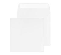 Blake Creative Senses 155 x 155 mm 145gsm Square Luxury Handmade Feltmark Peel & Seal Envelopes (FT746) Pure White - Pack of 500