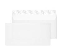 Blake Creative Senses DL 110 x 220 mm 90gsm Peel & Seal Clear Translucent Wallet Envelopes (815) Translucent White - Pack of 500