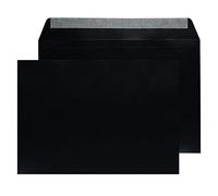 Blake Creative Shine - Premium Pearlescent Black Envelopes (229 x 324mm) - Pack of 125 - 120GSM - Peel & Seal -Shimmery Envelopes - Arts and Craft/Card Making Supplies - Invitation/Wedding (PL436)