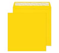 Blake Envelopes Creative Colour 503 Quadratische Briefumschläge Haftklebung Bananen Gelb 220 x 220 mm - 120g/m² | 250 Stück