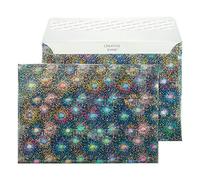 Blake Envelopes Creative Shine EF397 Briefumschlag Metallisch Mit Holo Effekt Haftklebung Feuerwerk Explosion C5 162 x 229 mm 140g/m² | 100 Stück