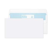 Blake Purely Environmental DL 110 × 220 mm 90 gsm Evolve Recycled Wallet Self Seal Envelopes (RD7882) White - Pack of 1000