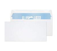 Blake Environmental - Biodegradable & Recycled Envelopes BRE (102 x 216mm) - Pack of 1000 - Premium Quality 80GSM - Gummed - FSC Certified Eco White Envelopes - Stationery & Business Supplies (RN010)