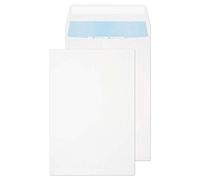 Blake Environmental - FSC Recycled Envelopes C4 (324 x 229 x 25 mm) - Pack of 125 - Eco Biodegradeable 140GSM - Peel and Seal White Envelopes - Stationery & Business Supplies (RN090)