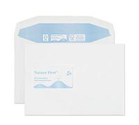 Blake Environmental - FSC Recycled Envelopes C5 Window (162 x 229 mm) - Pack of 500 - Eco Biodegradeable 90GSM - Gummed White Window Envelopes - Stationery & Business Supplies (RN027CBC)