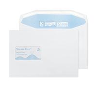 Blake Environmental - FSC Recycled Envelopes C5+ Window (162 x 238 mm) - Pack of 500 - Eco Biodegradeable 90GSM - Gummed White Window Envelopes - Stationery & Business Supplies (RN030)