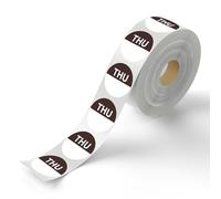 Blake Everyday - Day Dots Food Labels Thursday (25 x 44mm) - 500 Labels - Thursday Stickers - Date Label for Food - Small Business, Commercial Kitchen & Catering - Day of The Week Label (FOL69023)