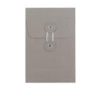 Blake Everyday - Grey String and Washer Envelopes C6 (162 x 114 x 25 mm) Pack of 100 Qty - Premium 180GSM - Confidential Document Mailer - Grey String Tie Envelopes - Office & Business Supplies