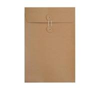Blake Everyday - Kraft String and Washer Envelopes C4 (324 x 229 x 25 mm) Pack of 100 Qty - Premium 180GSM - Confidential Document Mailer - Kraft String Tie Envelopes - Office & Business Supplies