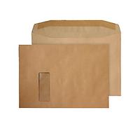 Blake Everyday Mailing Bag Window C4 324 (W) x 229 (H) mm Cream 100 gsm Pack of 250