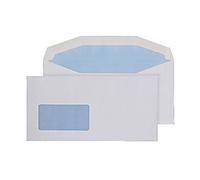 Purely Everyday Mailer Gummed Low Window White DL+ 114X229 80GSM - Box of 1000