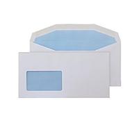 Blake Everyday Mailing Bag Window DL+ 229 (W) x 114 (H) mm White 90 gsm Pack of 1000